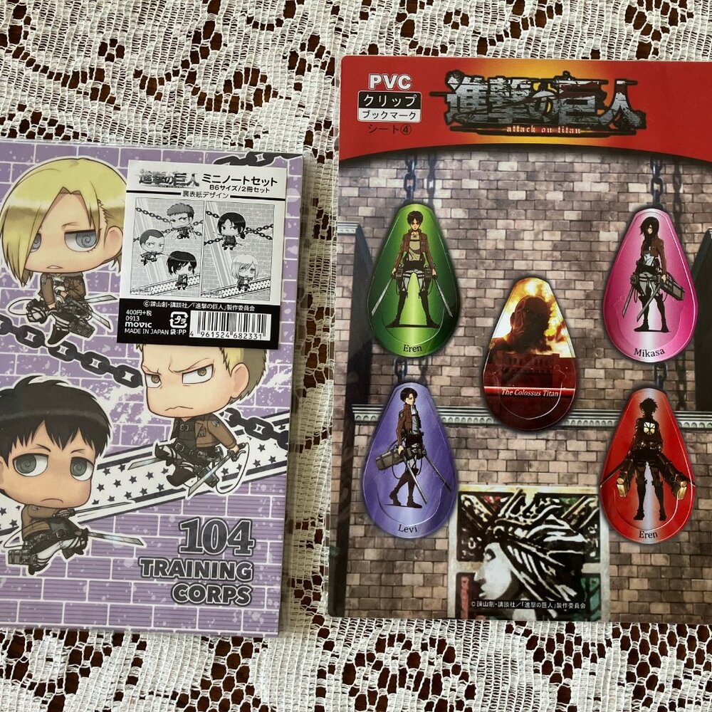 Shingeki no Kyojin/Attack on Titan Stationary Set - Picture 2 of 2